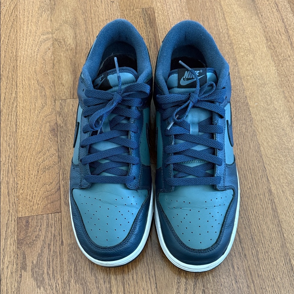 Nike Blue Dunk Sneakers Classic Low-Top Design